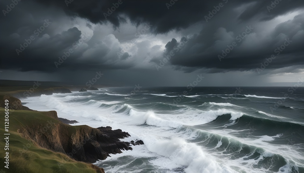 Obraz premium Morning Sunrise Evening Sunset Ocean Palm Coconut Tree Sunlight Peaceful Horizon Background Texture