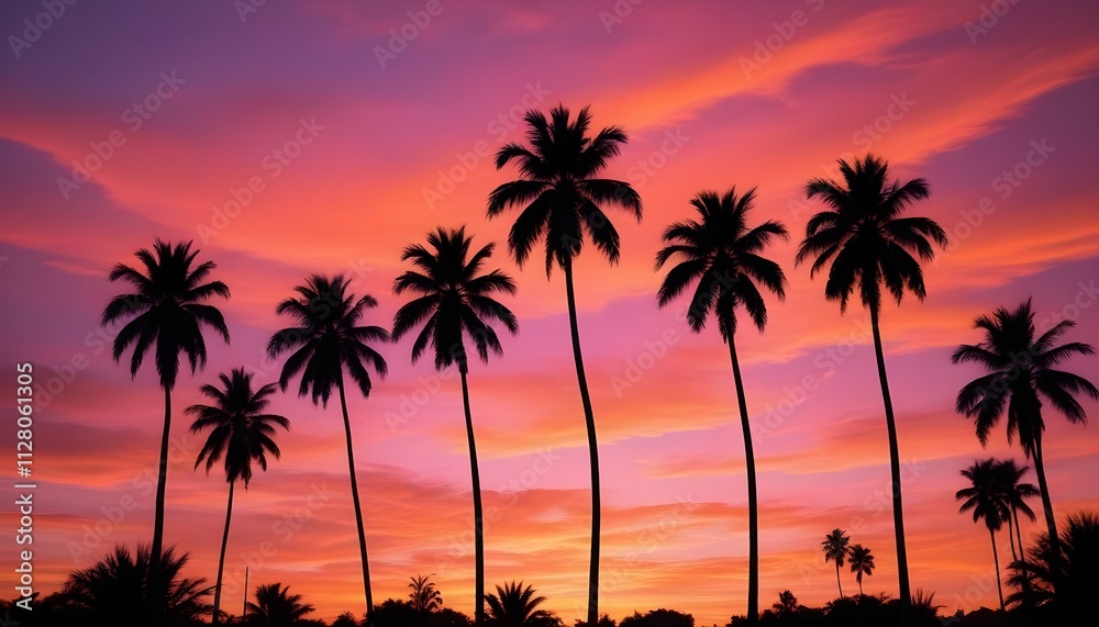Morning Sunrise Evening Sunset Ocean Palm Coconut Tree Sunlight Peaceful Horizon Background Texture Morning Sunrise Evening Sunset Ocean Palm Coconut Tree Sunlight Peaceful Horizon Background Texture