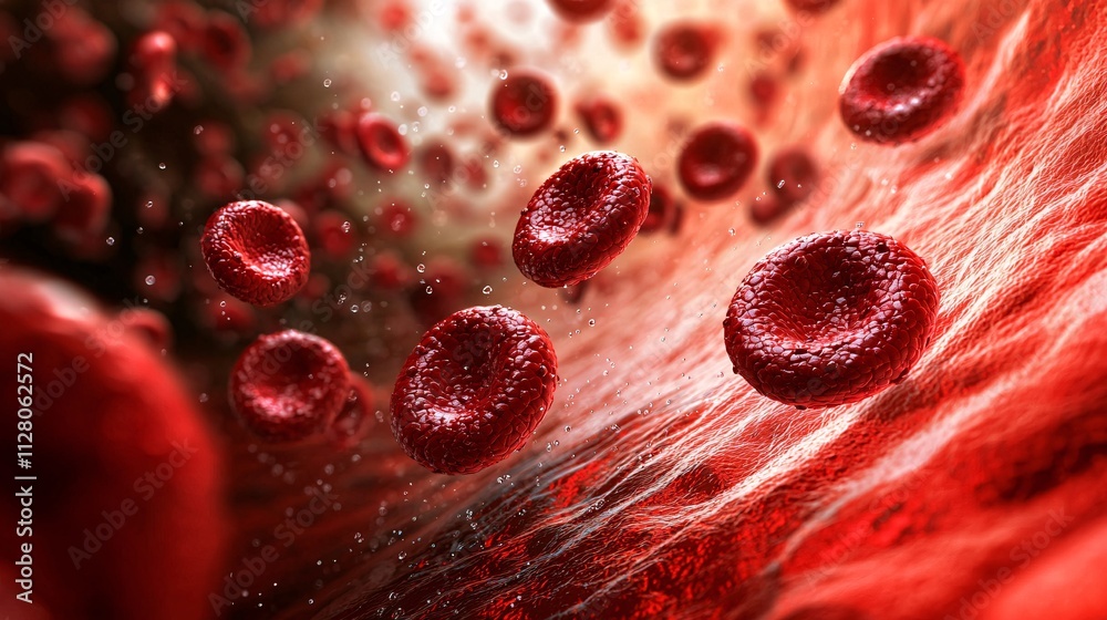 Fototapeta premium A dynamic lab scene focusing on tissue engineering and regenerative medicine Stock Photo with side copy space