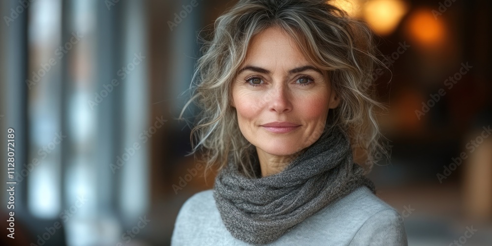 Portrait of a Competent Businesswoman in an Office Setting Portrait of a Competent Businesswoman in an Office Setting