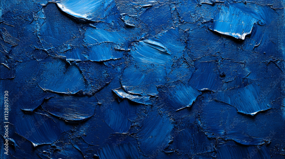 Abstract close-up of rough dark blue-colored art conveying depth and texture, evoking a sense of mystery, complexity, and emotional intensity, with a focus on intricate details and rich color contrast Abstract close-up of rough dark blue-colored art conveying depth and texture, evoking a sense of mystery, complexity, and emotional intensity, with a focus on intricate details and rich color contrast
