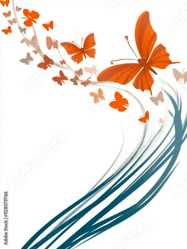 abstract butterfly background