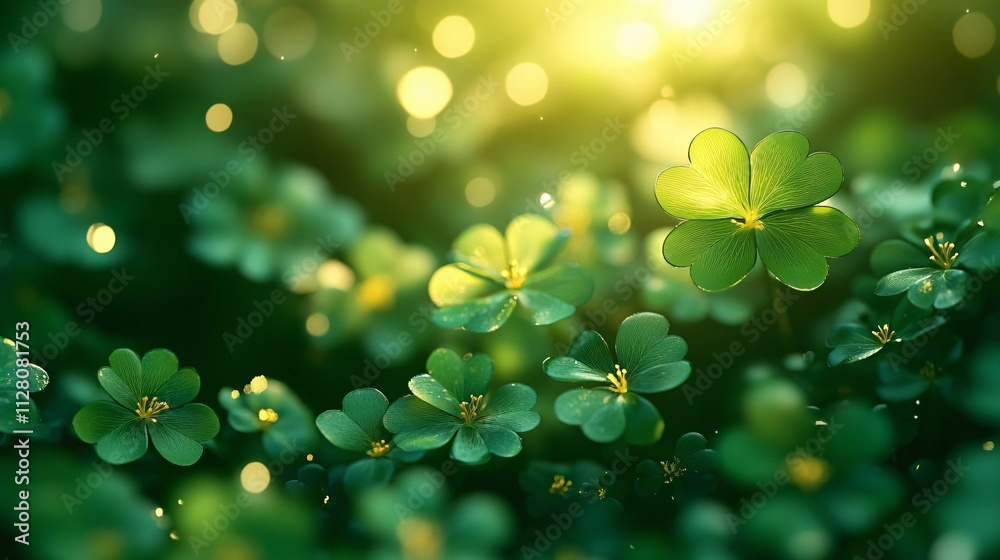 A soothing image of lush green clovers, perfect for St. Patrick's Day cards, spring events, and nature-themed designs, highlighting a vibrant and tranquil atmosphere. A soothing image of lush green clovers, perfect for St. Patrick's Day cards, spring events, and nature-themed designs, highlighting a vibrant and tranquil atmosphere.