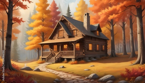 Green Forest Sun Sky Pine Bamboo Trees Jungle Canopy Background Summer Spring Autmn Camping Travel