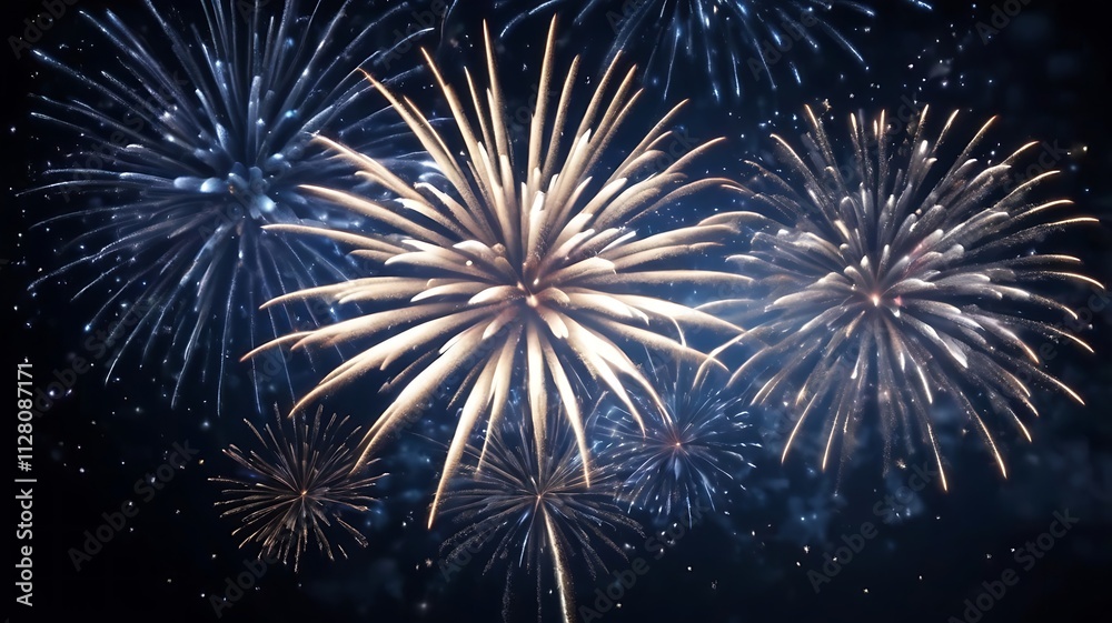 background copy space explosion of fireworks with bright colors, new year, festival, greeting background copy space explosion of fireworks with bright colors, new year, festival, greeting