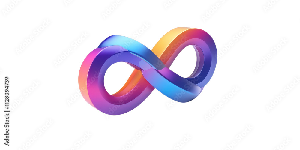 Colorful Infinity Symbol Design Colorful Infinity Symbol Design