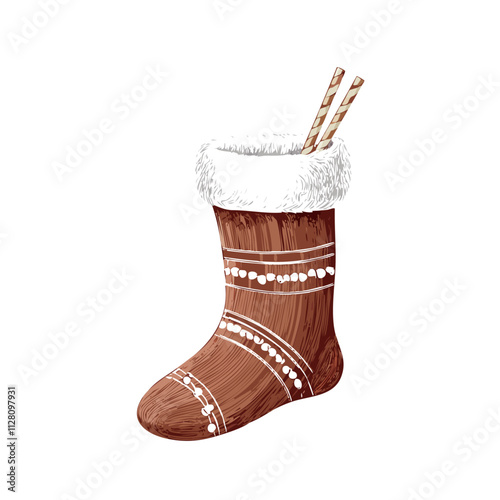 Christmas Socks Sock Sketch Celebration Decoration Winter Event Festival of X-Mas
