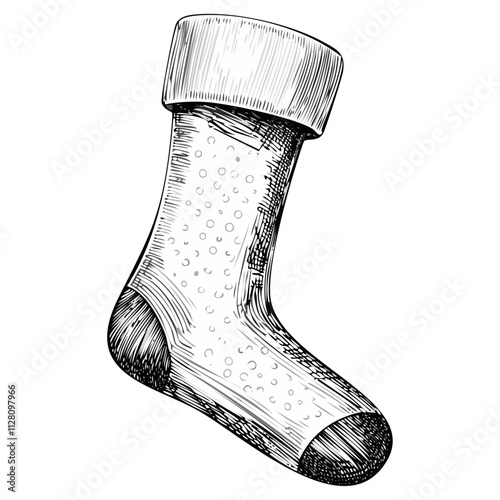 Christmas Socks Sock Sketch Celebration Decoration Winter Event Festival of X-Mas
