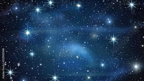 Wallpaper Mural  Night sky with stars and galaxy in outer Torontodigital.ca