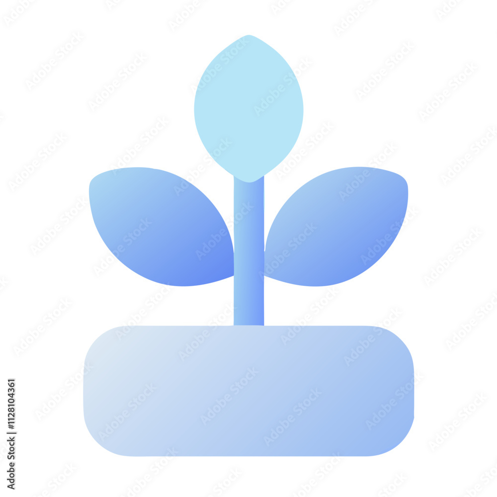 Simple line illustration of a young plant sprouting from the soil symbolizes growth, new beginnings and the power of nature.Vector icon for Earth Day website design Simple line illustration of a young plant sprouting from the soil symbolizes growth, new beginnings and the power of nature.Vector icon for Earth Day website design