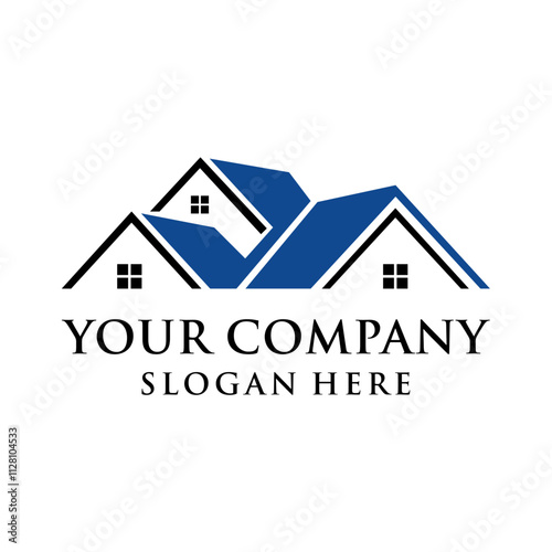 real estate agent concept logo	