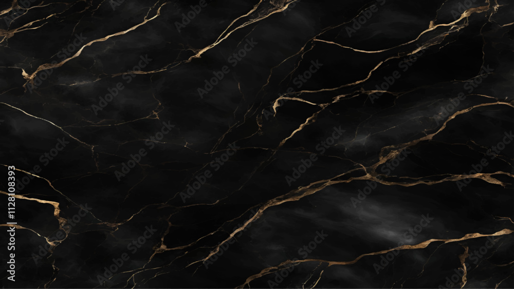 Abstract Black marble patterned gold texture background.  abstract natural marble black and gold for design.  