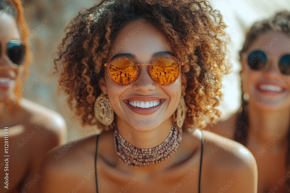 Happy friends group selfie portrait diverse multicultural young people laughing fun city street outdoor lifestyle Happy friends group selfie portrait diverse multicultural young people laughing fun city street outdoor lifestyle