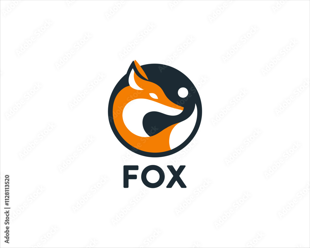 Fox logo design icon symbol vector illustration. Beautiful fox head logo. Colorful fox logo design vector template. Fox logo design icon symbol vector illustration. Beautiful fox head logo. Colorful fox logo design vector template.