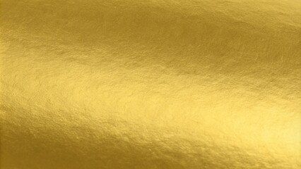 Gold foil leaf shiny metallic wrapping paper texture background for wall paper decoration element
