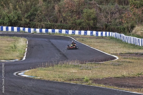Obraz na płótnie karting w salonie