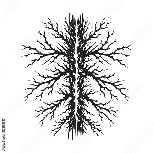 Cracked Wall Vector illustration - Broken Wall ClipArt Design
