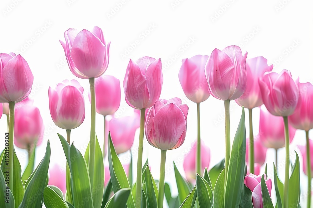 Fototapeta premium Pink Tulips in Bloom