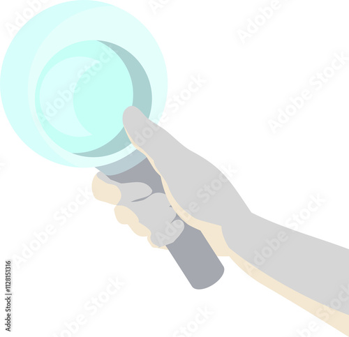 Idol light stick cheering stick glow stick cheering tool illustration