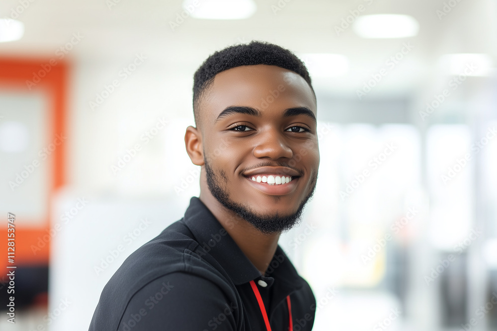 smiling professional young businessman.