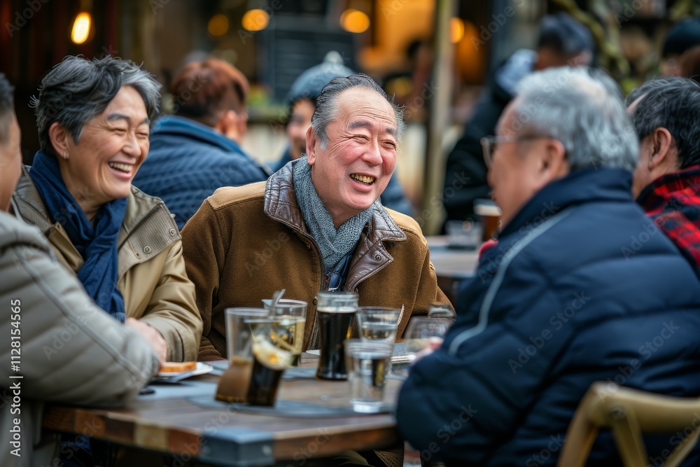 Unidentified Japanese people at a restaurant in Kyoto, Japan. Kyoto is the capital and largest city of Japan. Unidentified Japanese people at a restaurant in Kyoto, Japan. Kyoto is the capital and largest city of Japan.