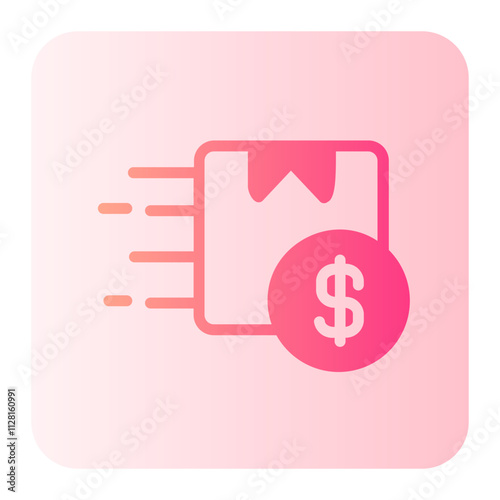 Delivery gradient icon
