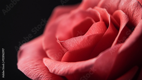 Romantic red rose symbolizing love and affection on Valentine's Day
