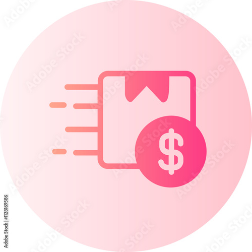 Delivery gradient icon
