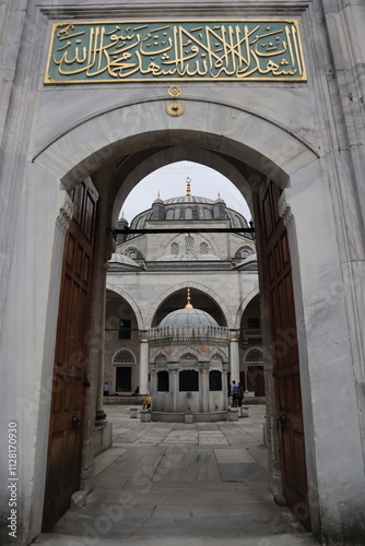 Validei Cedid Mosque in Uskudar, Istanbul, Turkey. photo