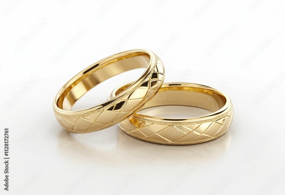 luxury gold ring with white background ai generate luxury gold ring with white background ai generate