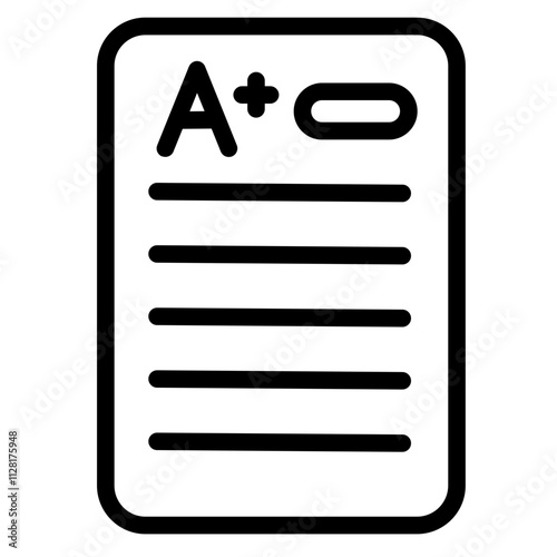 Assessment Line Icon