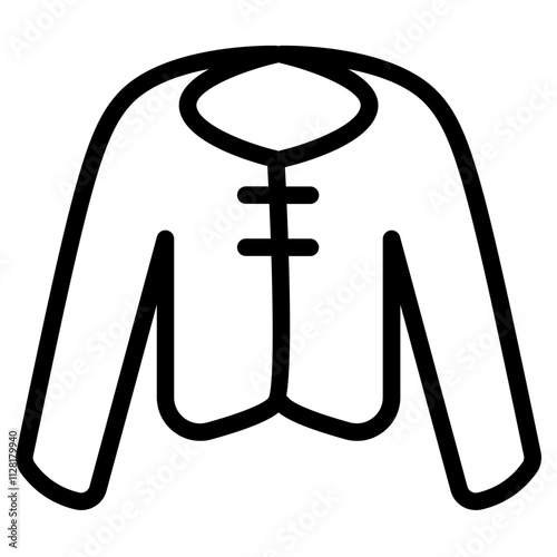 Cardigan Line Icon