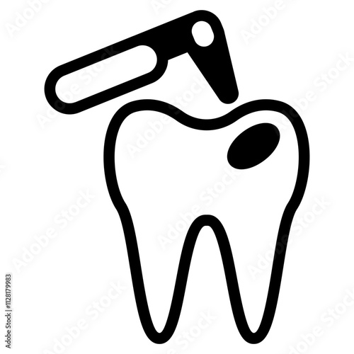 Caries treatment Solid Icon