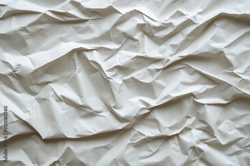 Obraz premium Crumpled Beige Paper Texture