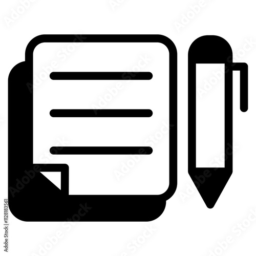 Copywriting Solid Icon