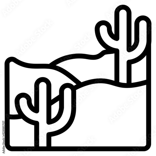 Desert Line Icon