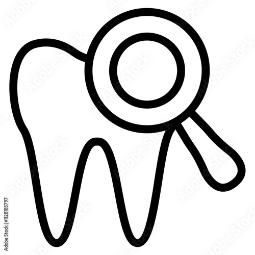 Diagnostics Line Icon