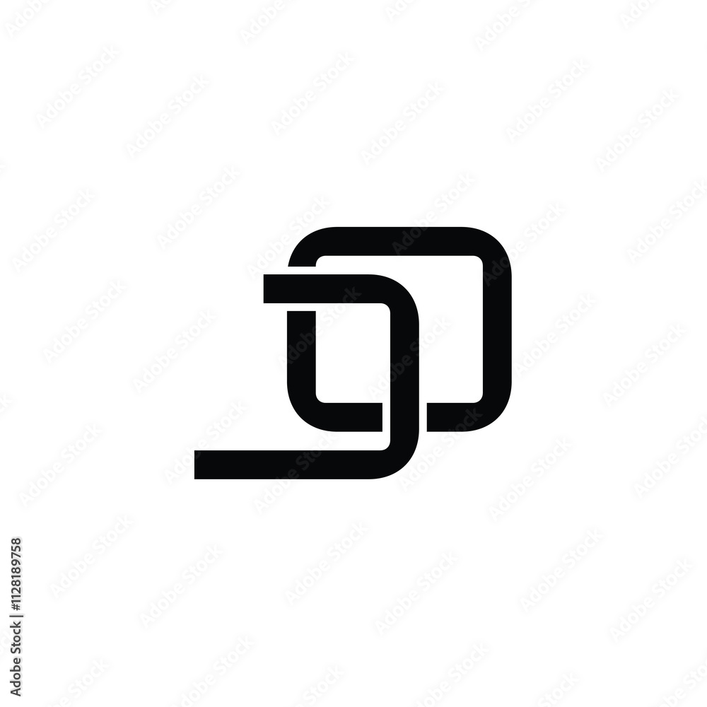 JO monogram logo design letter text name symbol monochrome logotype alphabet character simple logo JO monogram logo design letter text name symbol monochrome logotype alphabet character simple logo