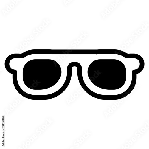 Glasses Solid Icon