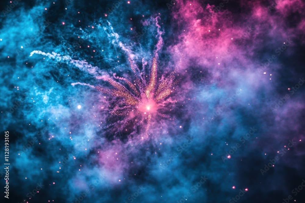 Cosmic Fireworks Display Cosmic Fireworks Display