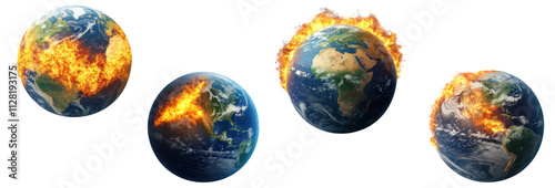 PNG burning earth set