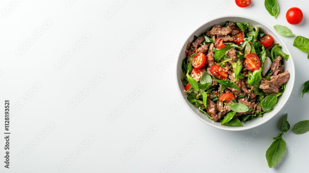Freshly Prepared Vegetable Salad Bowl with Colorful Ingredients for a Healthy and Delicious Meal Freshly Prepared Vegetable Salad Bowl with Colorful Ingredients for a Healthy and Delicious Meal