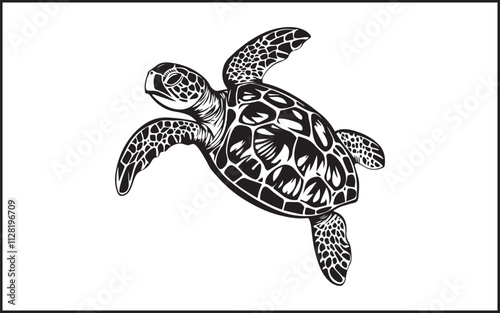 turtle silhouette.