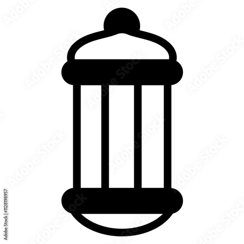 Lantern Solid Icon