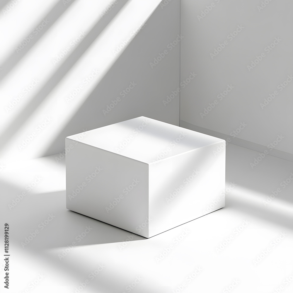 Minimalist white cube modern art gallery photography bright environment top-down view abstract concept for creativity Minimalist white cube modern art gallery photography bright environment top-down view abstract concept for creativity