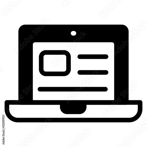 Laptop Solid Icon