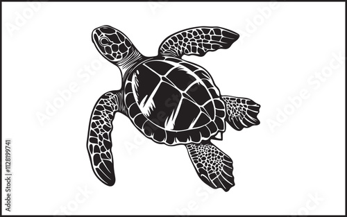 turtle silhouette.