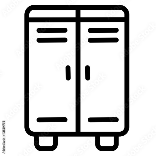 Locker Line Icon