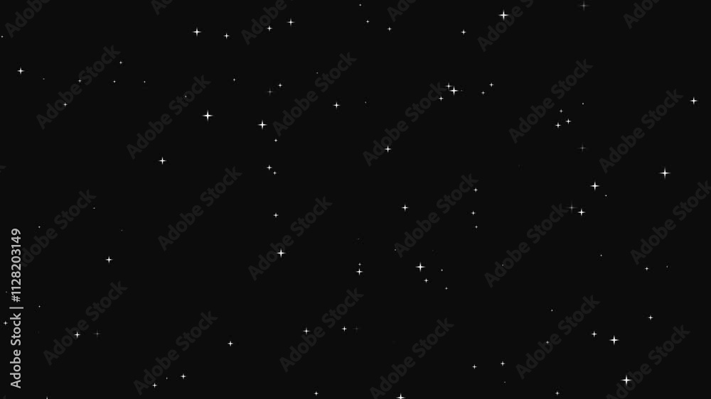 Night starry skies with twinkling stars motion background, Twinkle Stars Background Video, Shinny Stars Animation on Black Background Night starry skies with twinkling stars motion background, Twinkle Stars Background Video, Shinny Stars Animation on Black Background