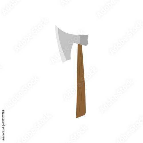 Cartoon axe vector illustration 